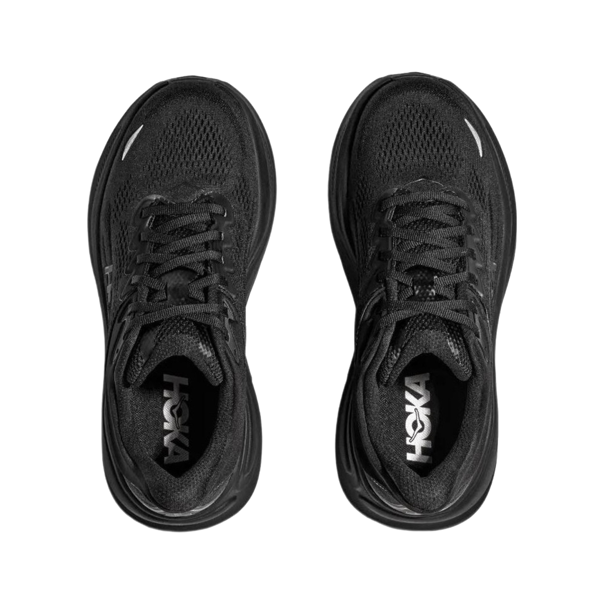 HOKA Bondi 9 – All-Black Sneakers