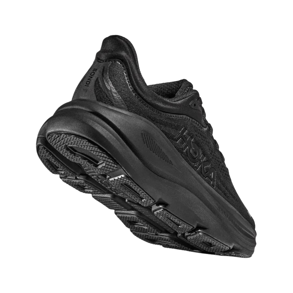 HOKA Bondi 9 – All-Black Sneakers