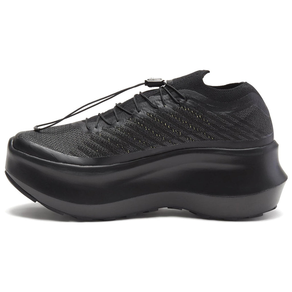 COMME des GARÇONS SHIRT x Salomon Pulsar Advanced Black Platform Sneakers