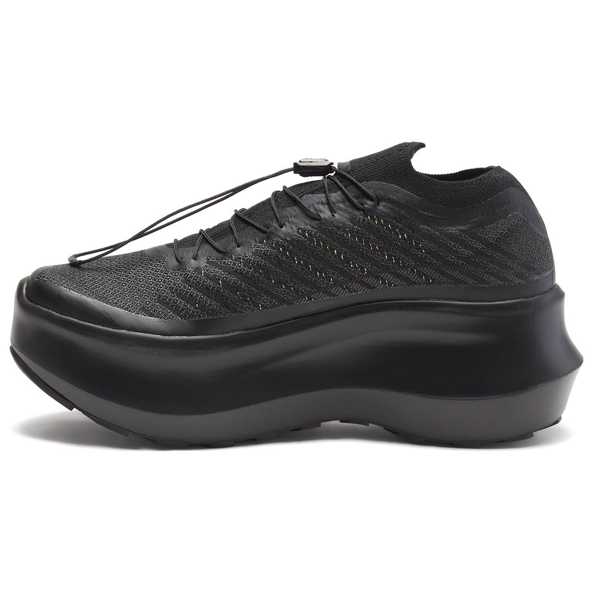 COMME des GARÇONS SHIRT x Salomon Pulsar Advanced Black Platform Sneakers