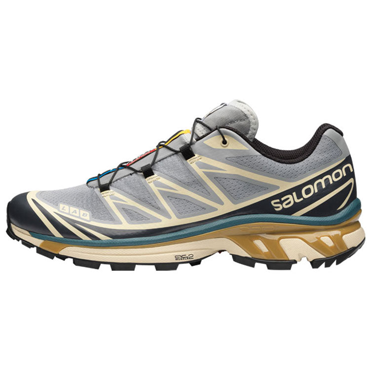 Salomon XT-6 Grey - Cream / Teal