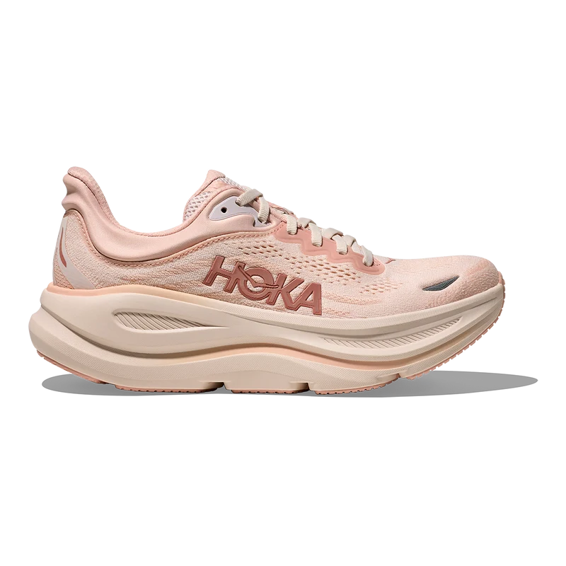 HOKA Bondi 9 Blush Pink - Cream