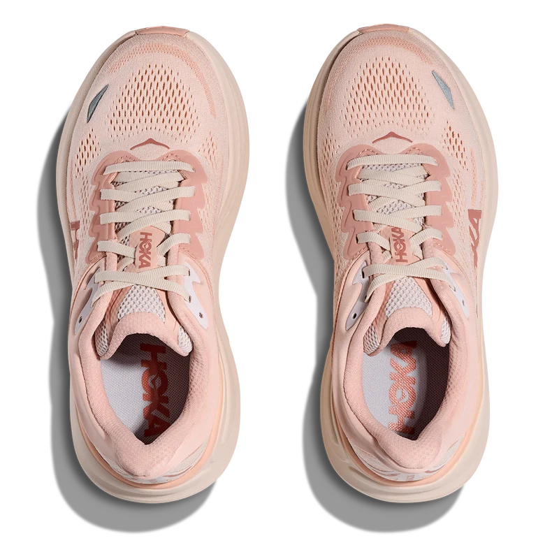 HOKA Bondi 9 Blush Pink - Cream