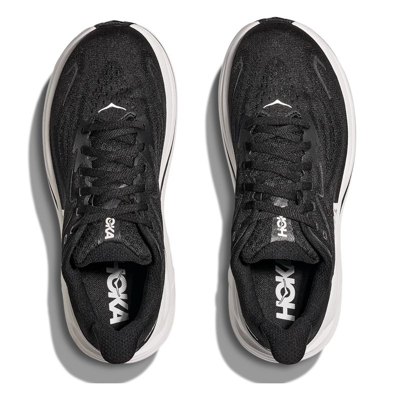 HOKA Clifton 10 Black - White