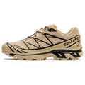 Salomon XT-6 GTX Khaki Sneakers with Black Geometric Details
