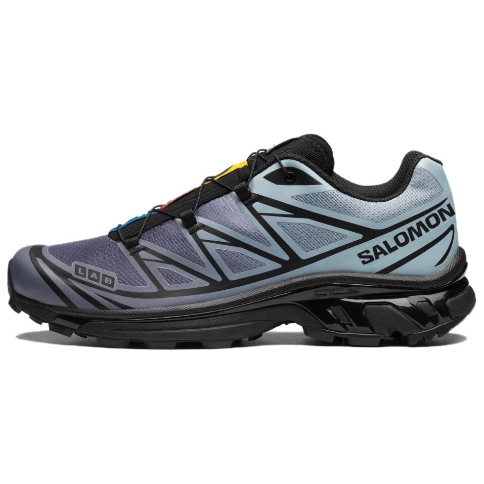 Salomon XT-6 Chromatic Purple / Ice Blue Lace-Up Sneakers