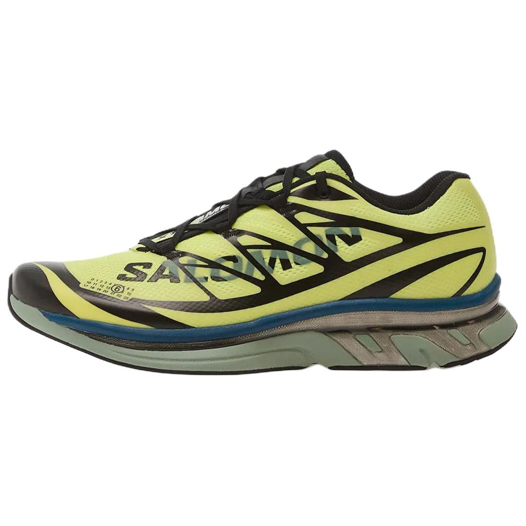 MM6 Maison Margiela x Salomon XT Lime / Black / Teal Low-Top Sneakers