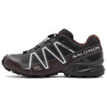 Salomon Speedcross 3 GTX Black / Charcoal Sneakers with Silver Accents