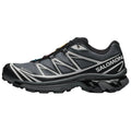 Salomon XT-6 GORE-TEX Charcoal / Black Sneakers with Silver-Gray Details