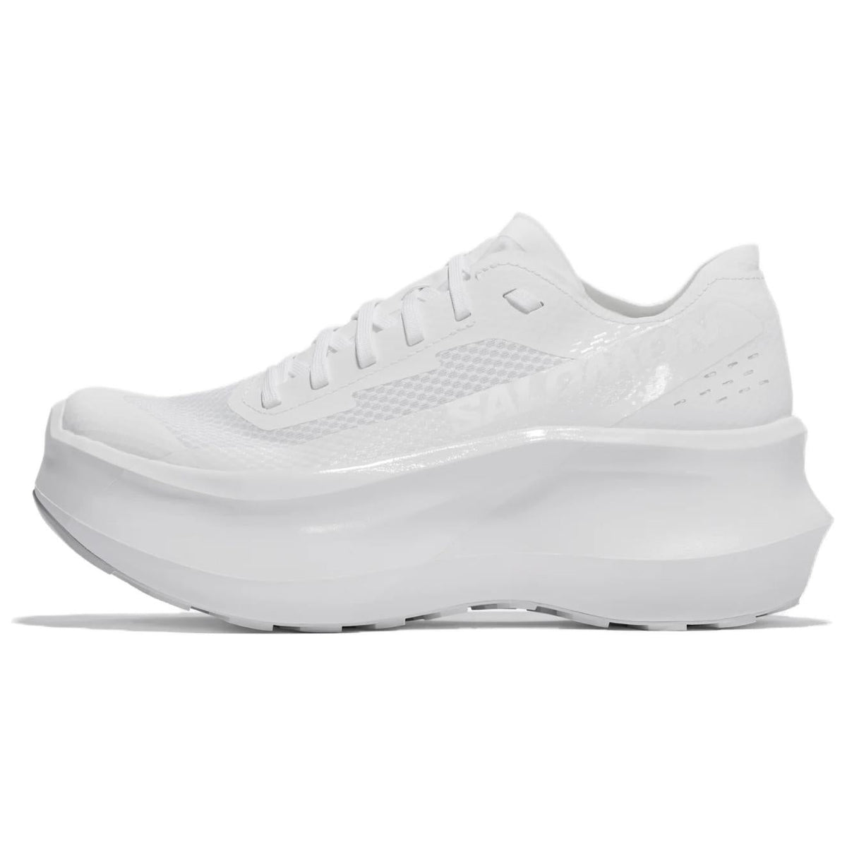 COMME des GARÇONS x Salomon Phantasm White Lace-Up Platform Sneakers