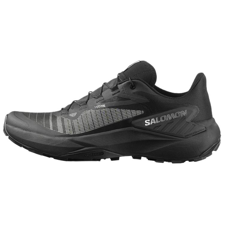 Salomon Men's Genesis Black / Charcoal Lace-Up Sneakers
