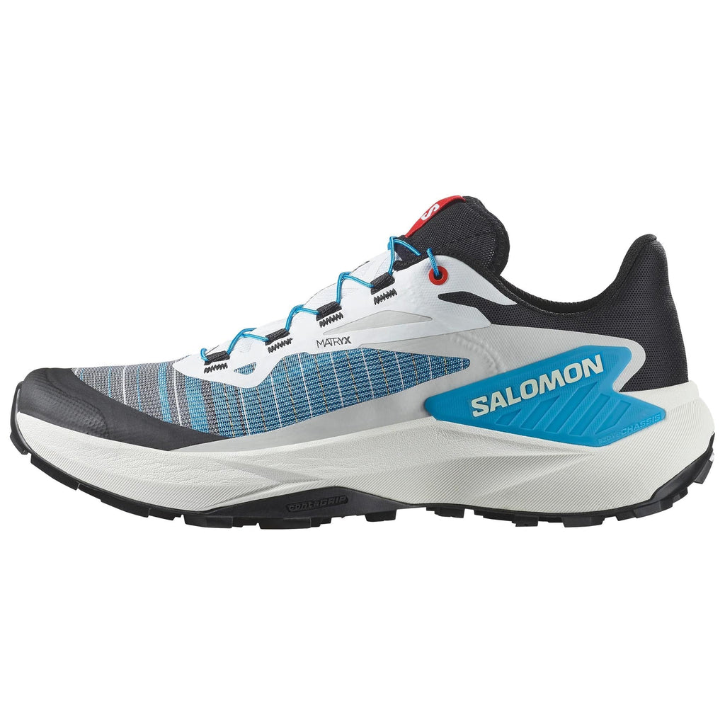 Salomon Genesis White / Blue / Black Lace-Up Sneakers
