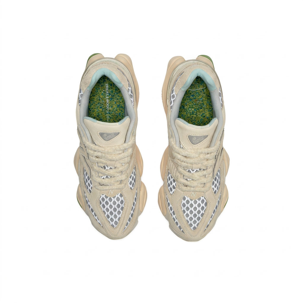 New Balance 9060 Beige - Green
