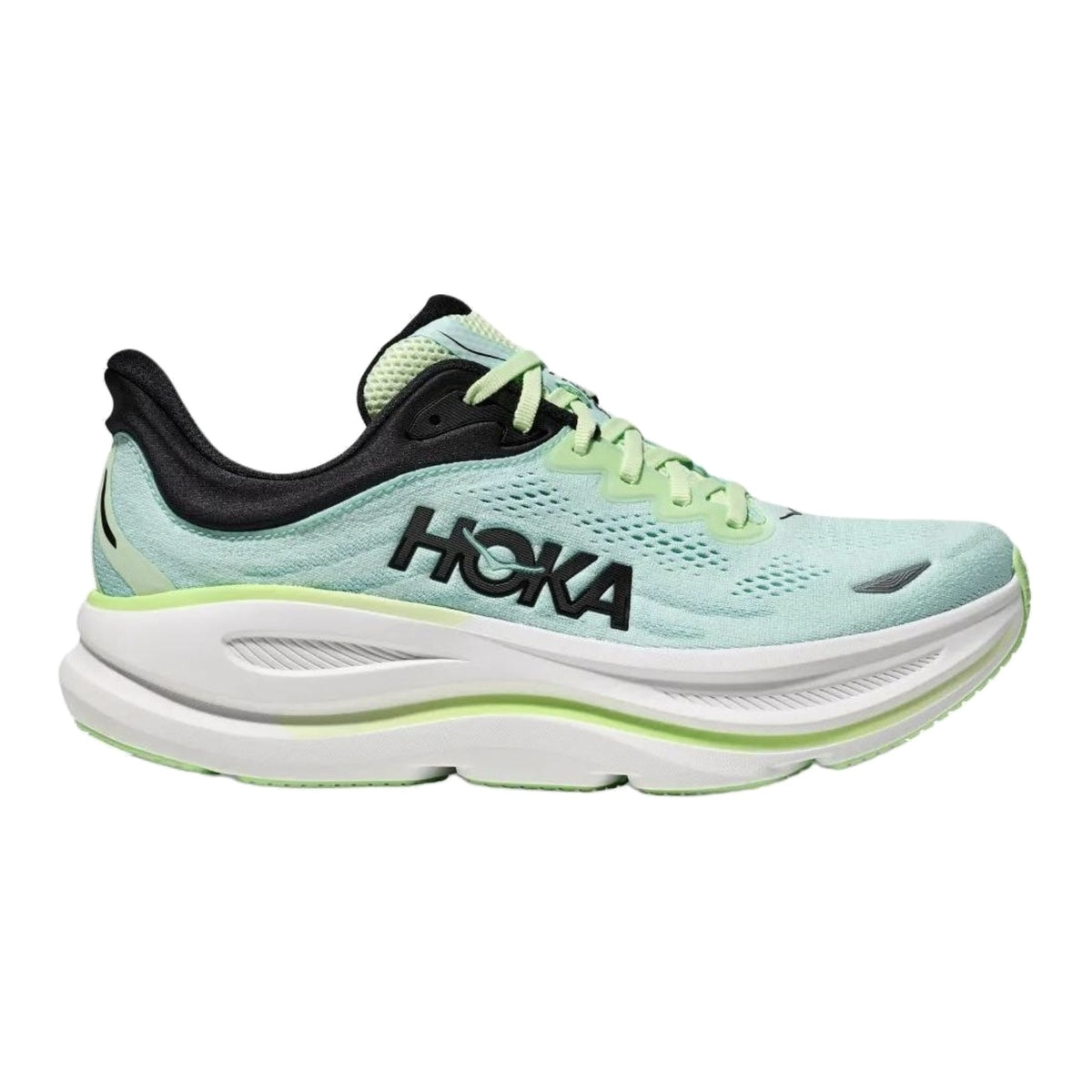 HOKA Bondi 9 Mint Green - Black