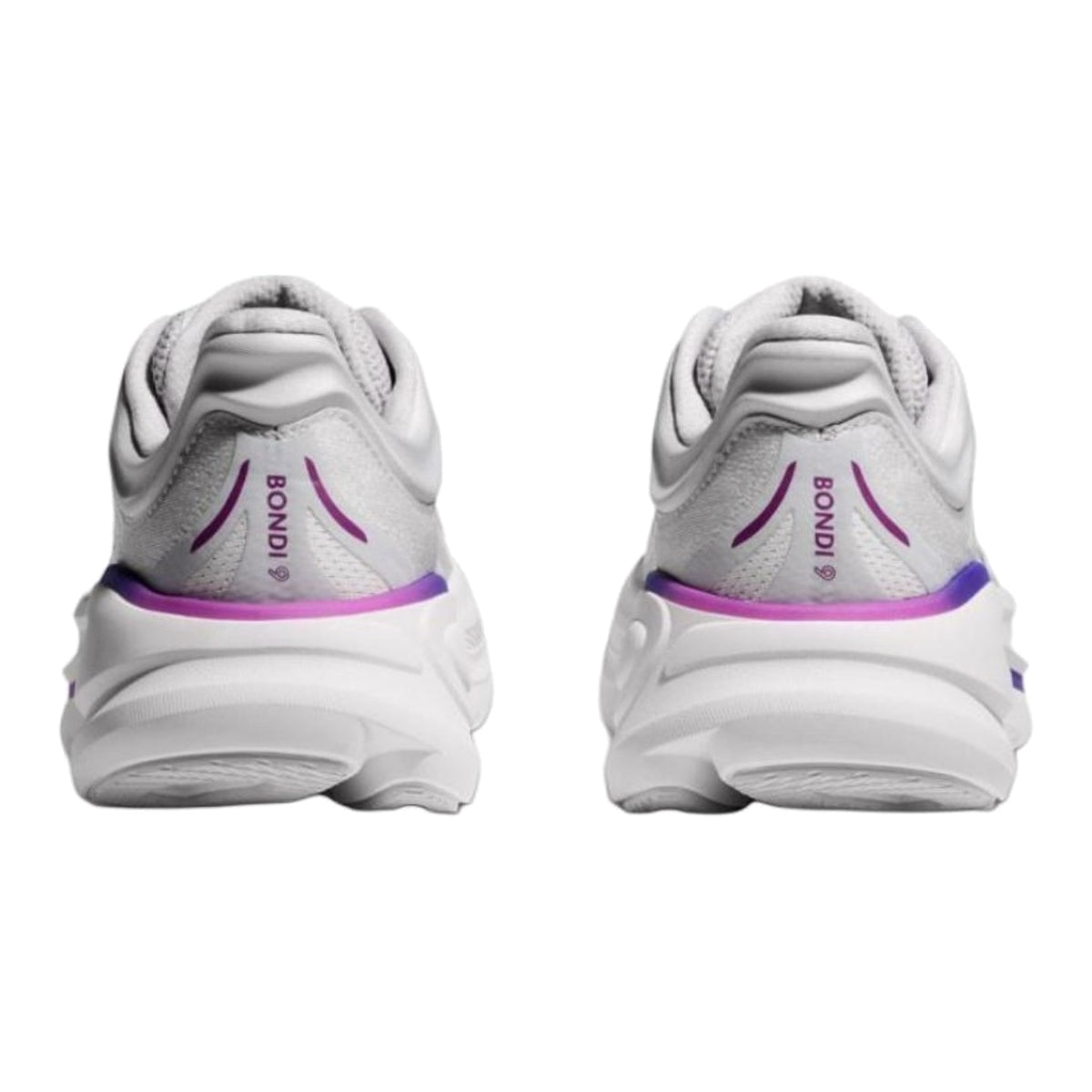 HOKA Bondi 9 Light Gray - Purple
