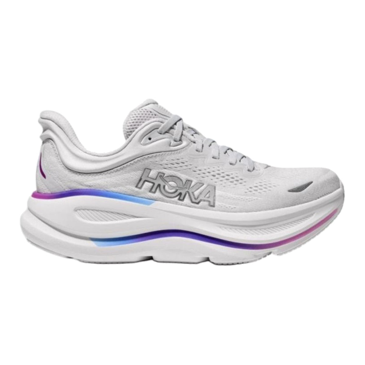 HOKA Bondi 9 Light Gray - Purple
