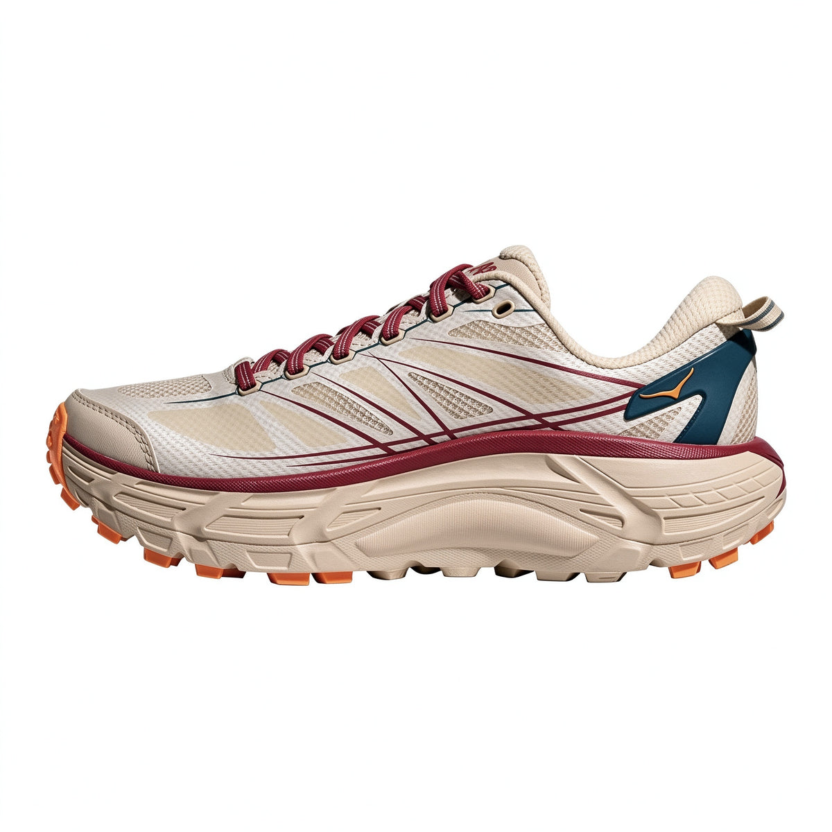 HOKA Mafate Speed 2 Beige - Burgundy