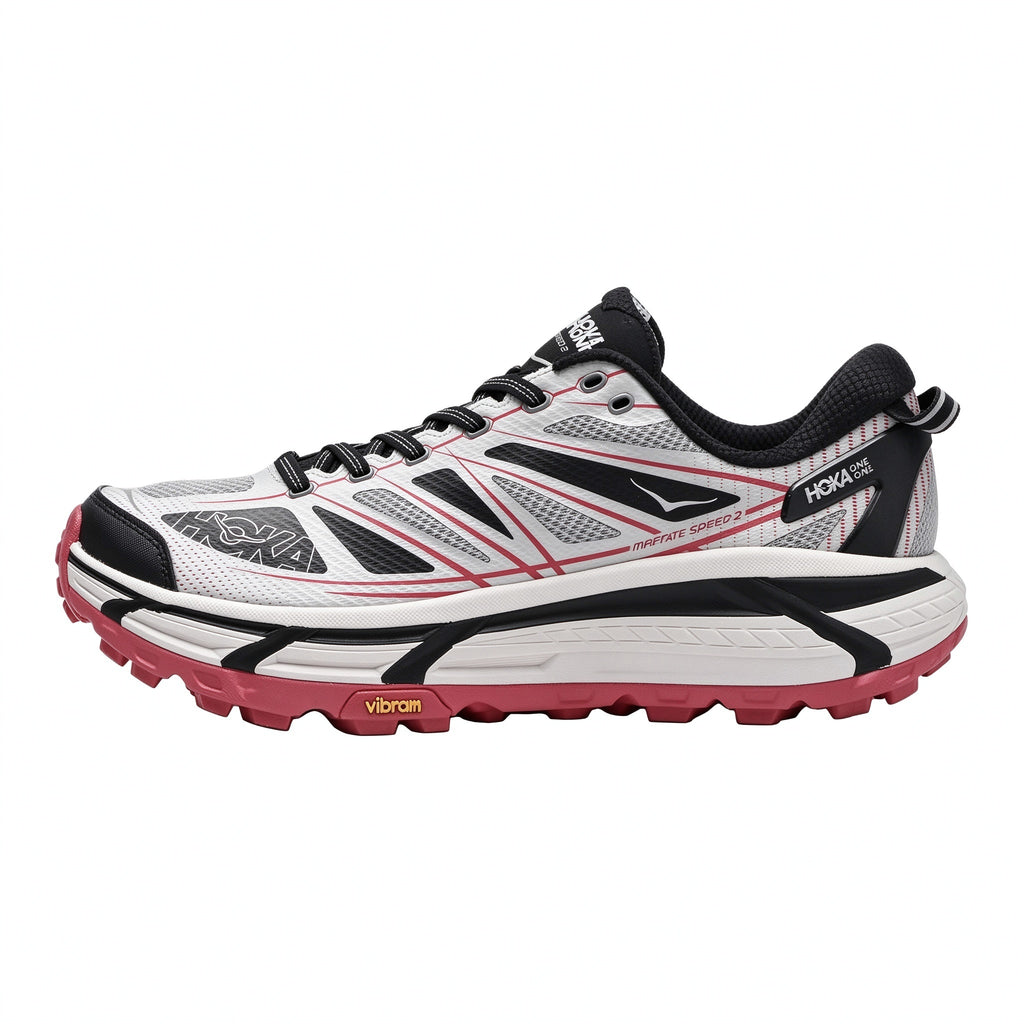 HOKA Mafate Speed 2 White - Rose Pink