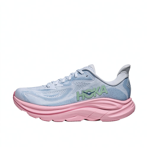 HOKA Clifton 10 Blue Gray - Pink
