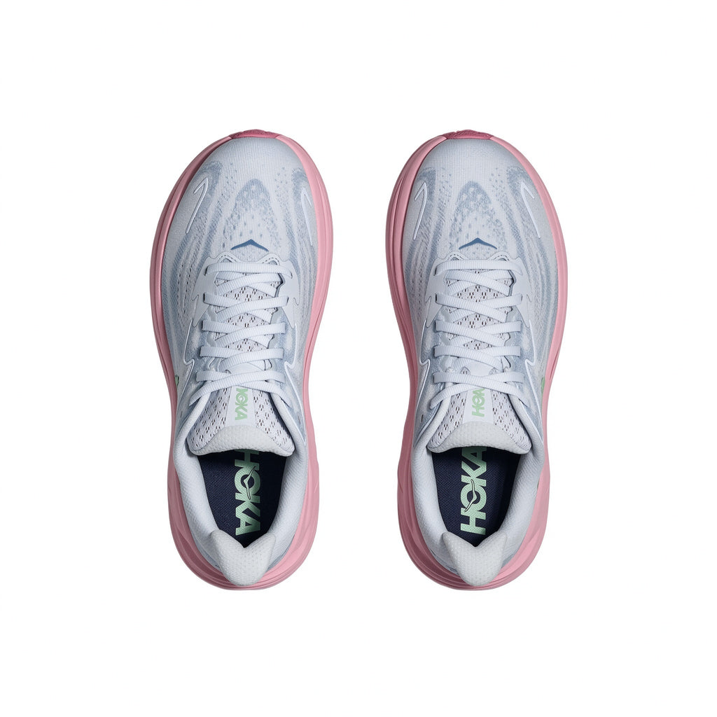 HOKA Clifton 10 Blue Gray - Pink