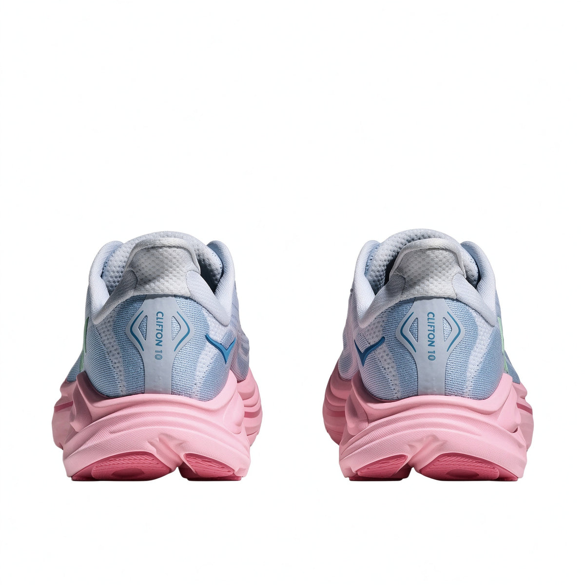 HOKA Clifton 10 Blue Gray - Pink