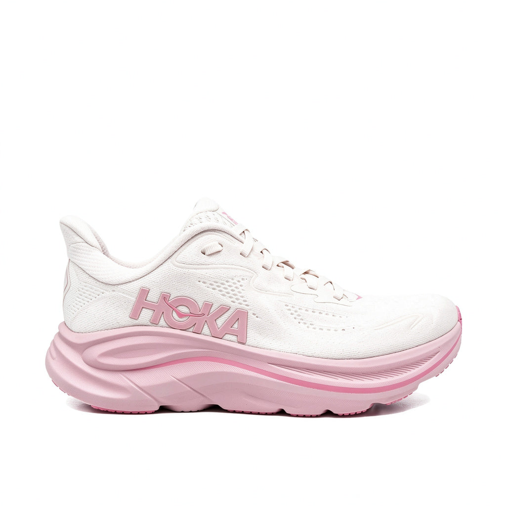 HOKA Clifton 10 White - Pink