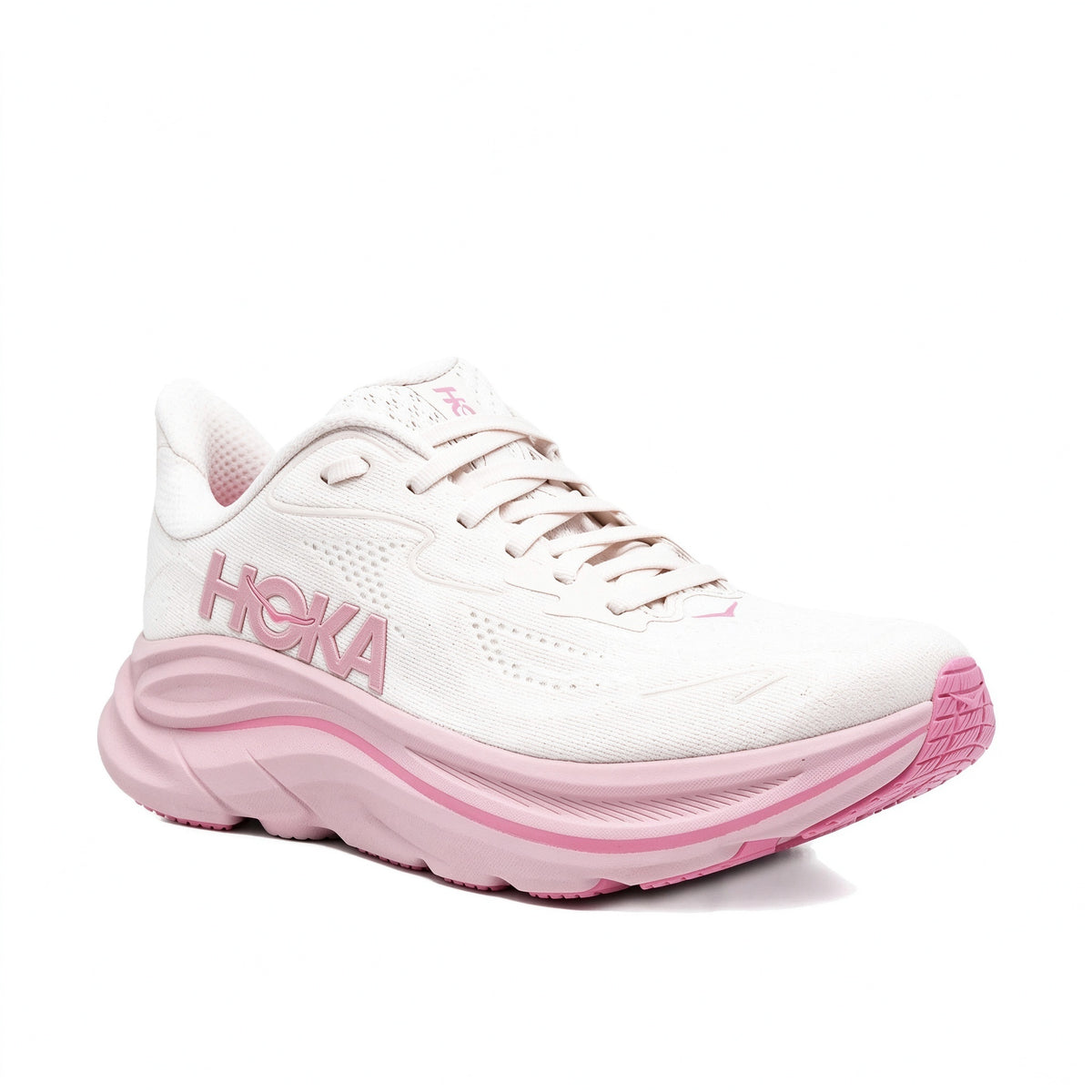 HOKA Clifton 10 White - Pink