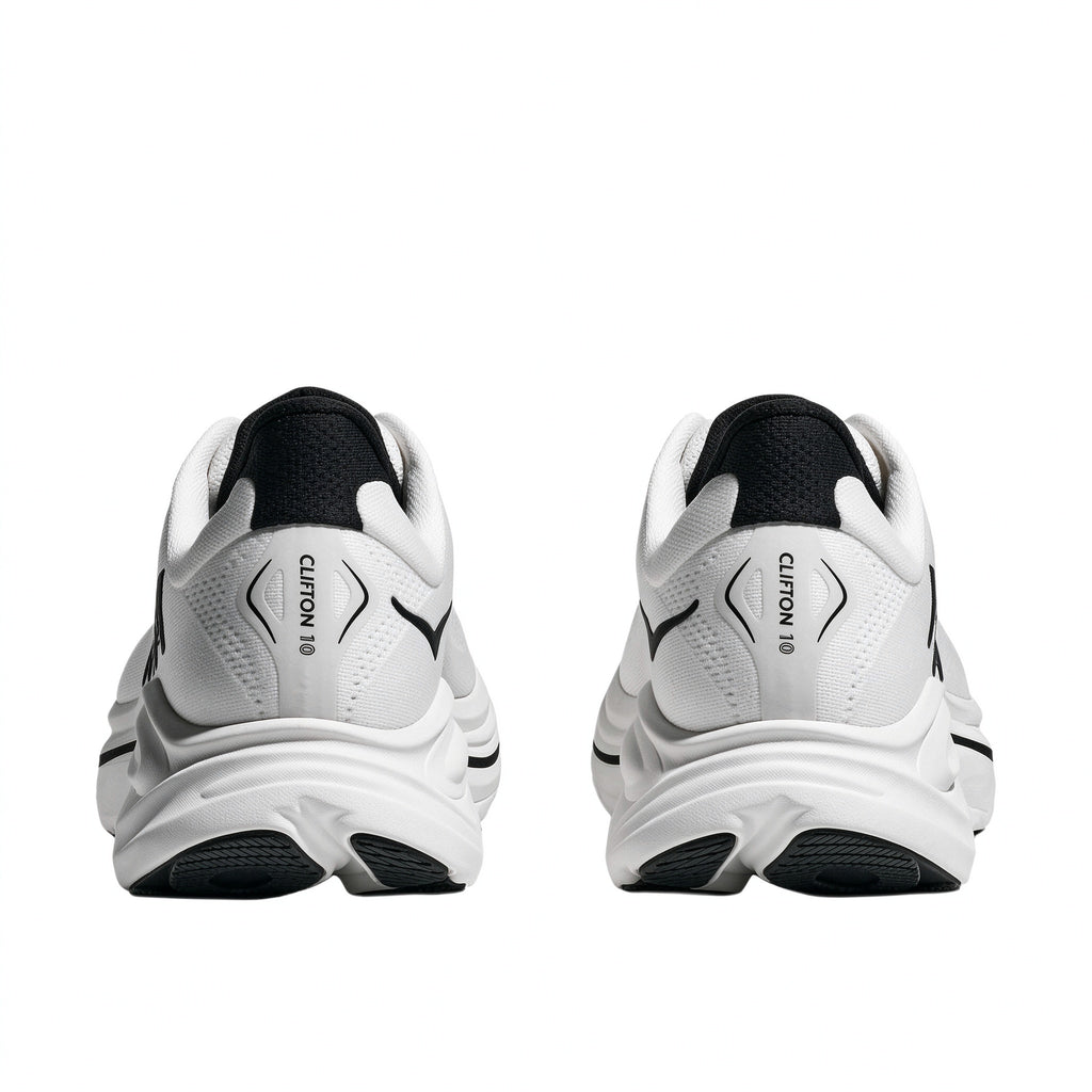 HOKA Clifton 10 White - Black