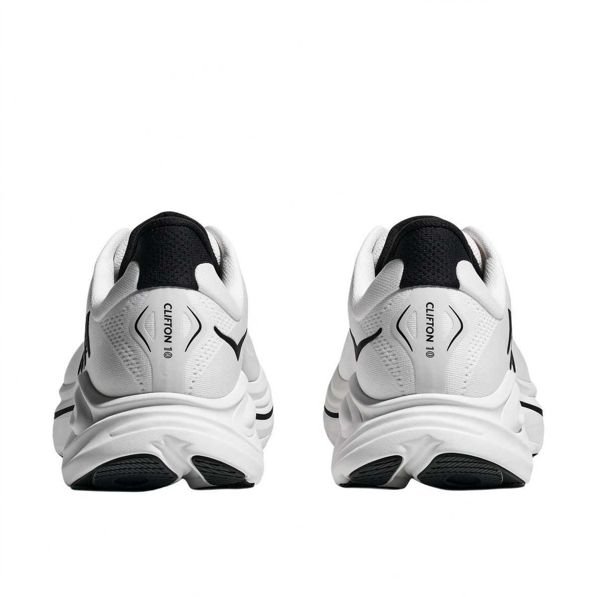 HOKA Clifton 10 White - Black