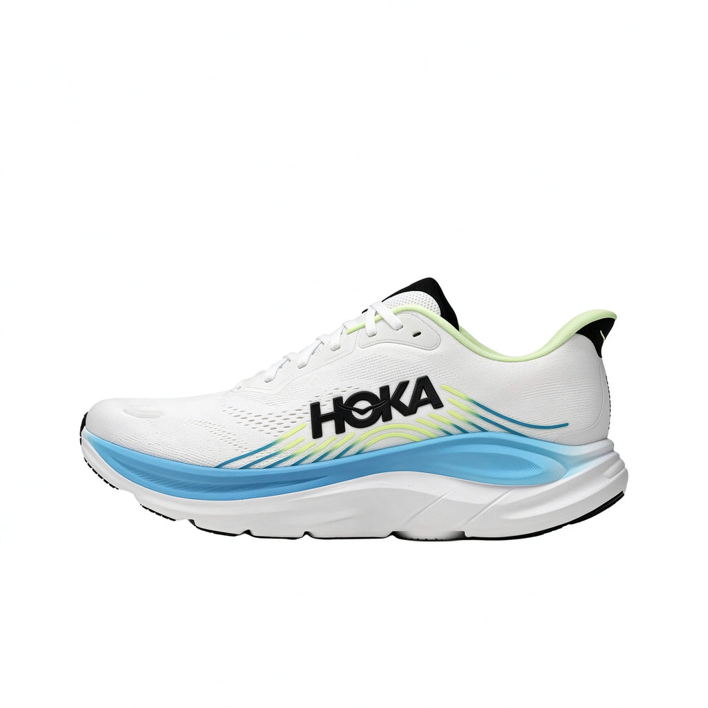HOKA Clifton 11 White - Blue