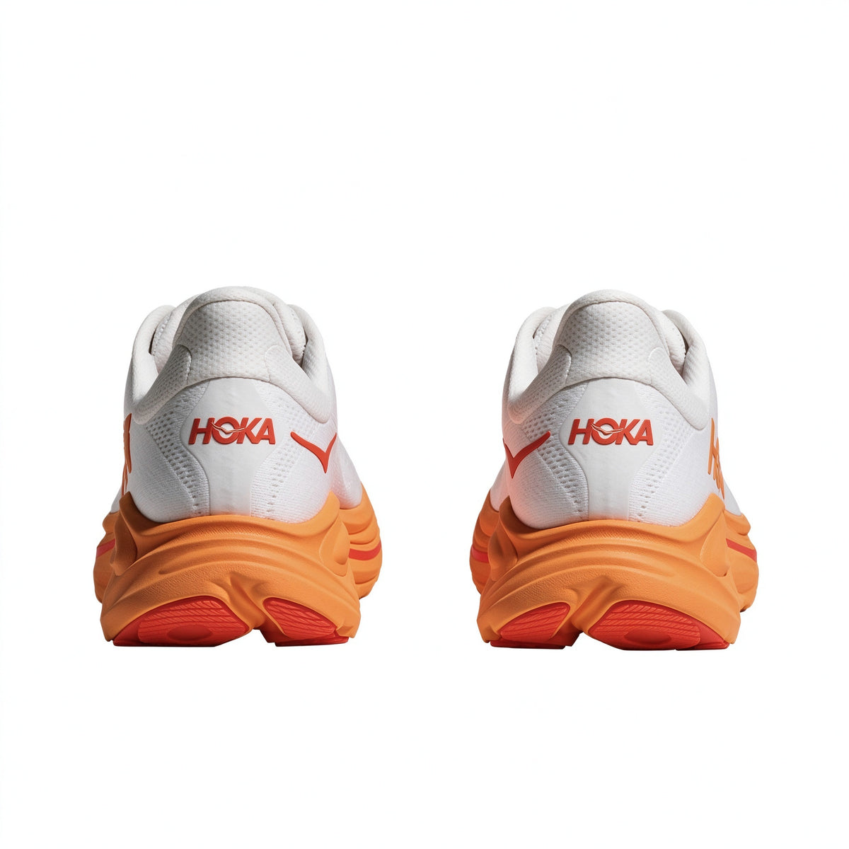HOKA Clifton 10 White - Orange