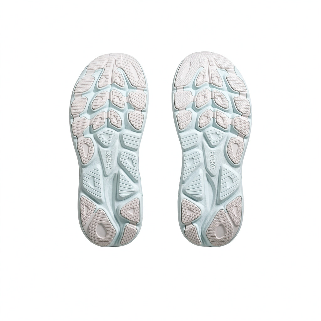 HOKA Clifton 10 White - Teal