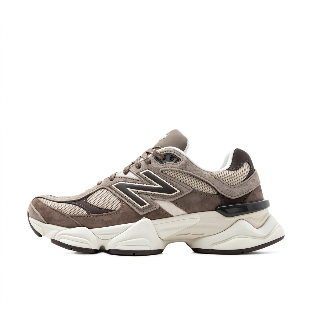 New Balance 9060 Taupe - Cream / Dark Brown