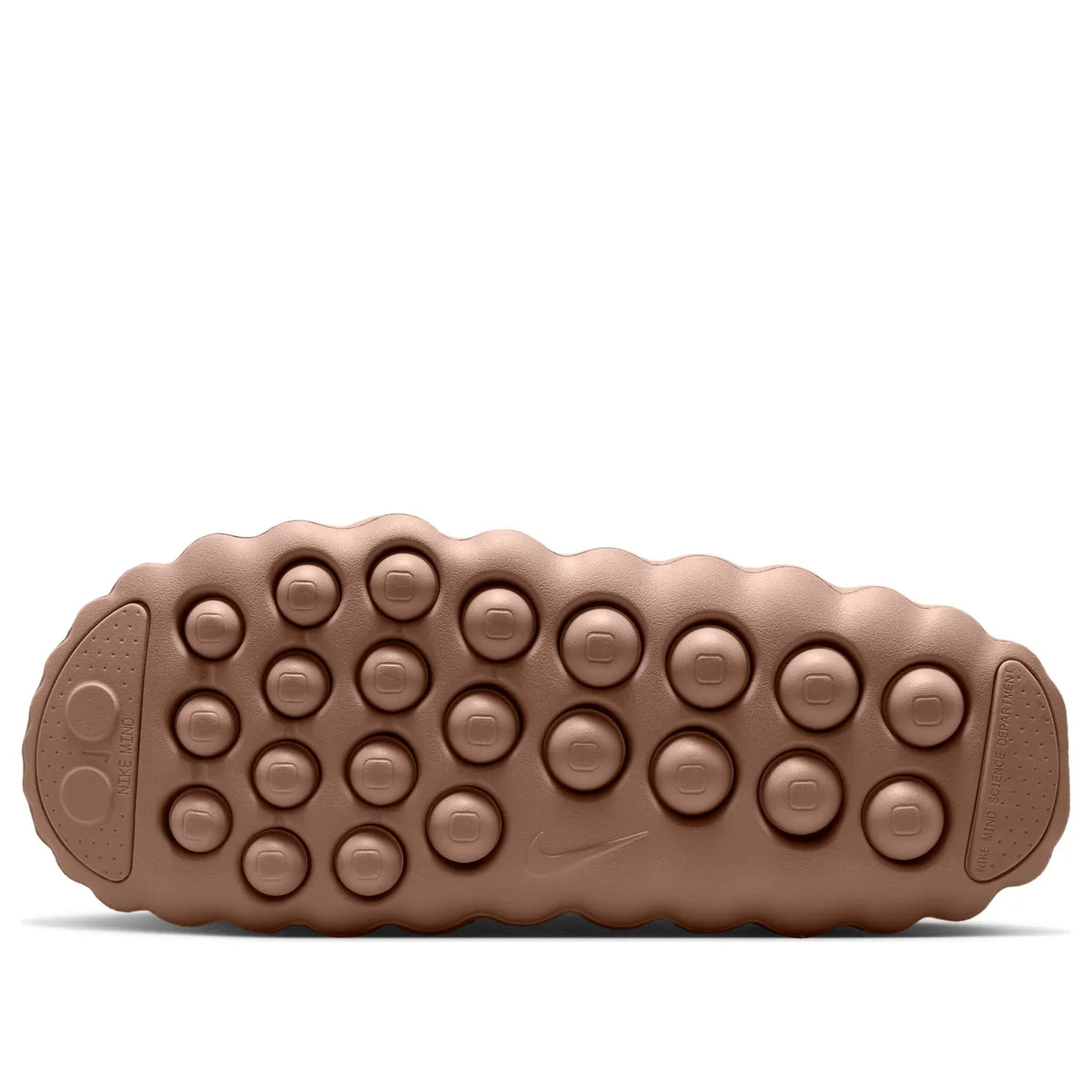Nike Slip-On Mules – Tan with Silver-Tone Swoosh