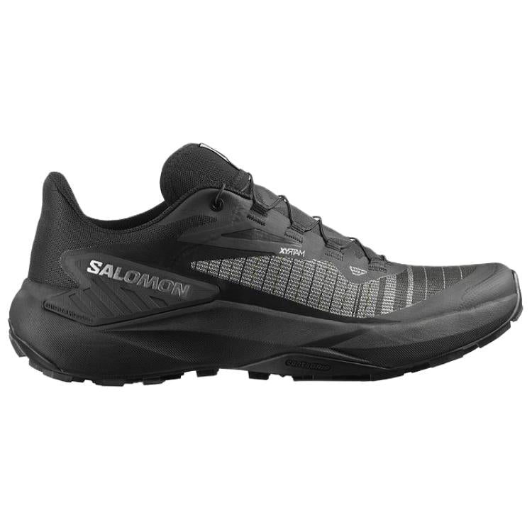 Salomon Men's Genesis Black / Charcoal Lace-Up Sneakers