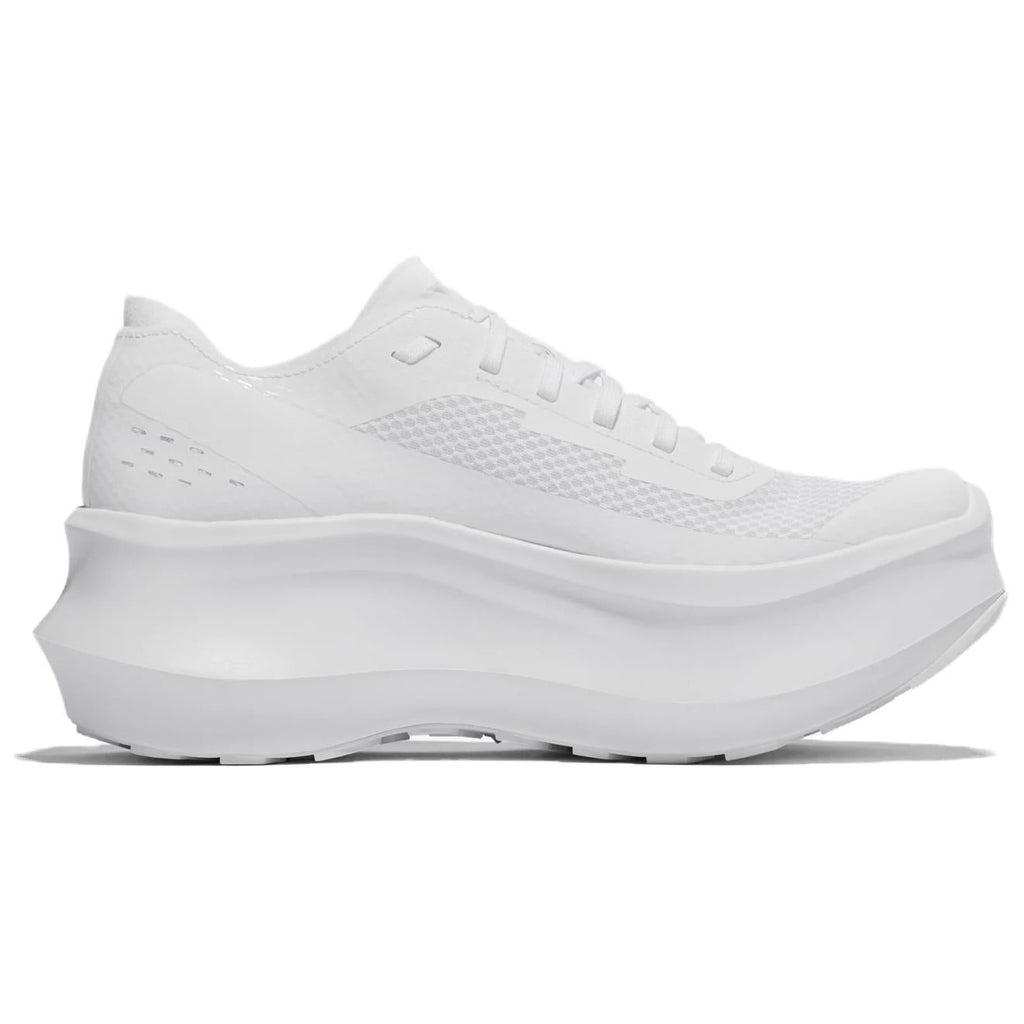 COMME des GARÇONS x Salomon Phantasm White Lace-Up Platform Sneakers