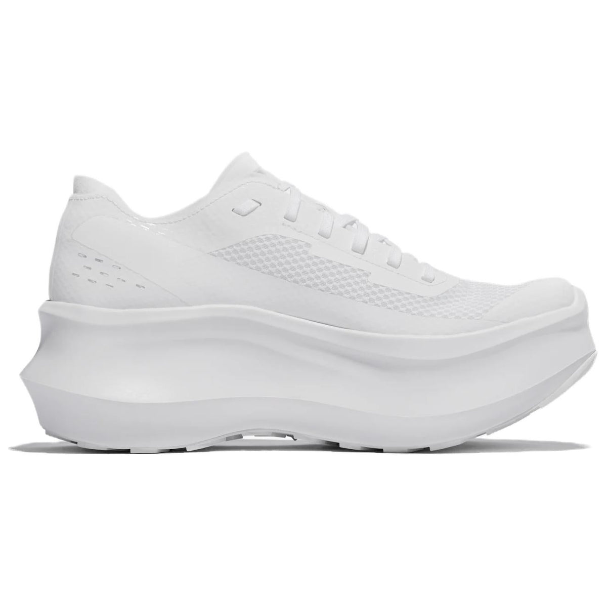 COMME des GARÇONS x Salomon Phantasm White Lace-Up Platform Sneakers