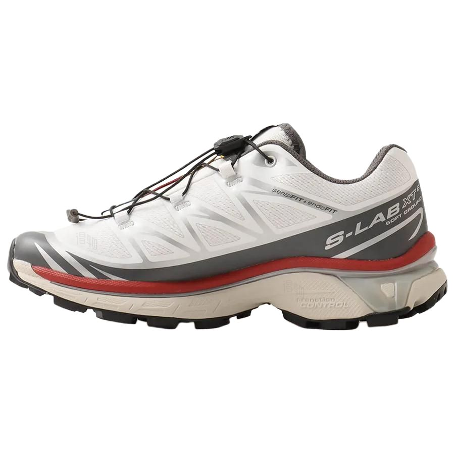 Salomon XT-6 White - Grey / Red