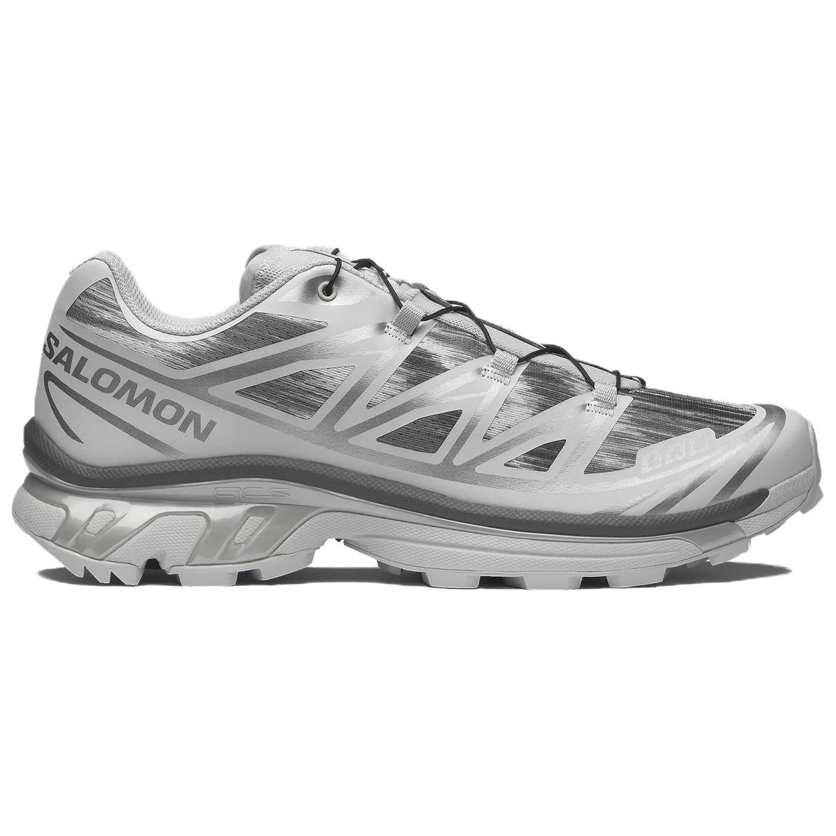 Salomon XT-6 Camo White / Gray Lace-Up Sneakers
