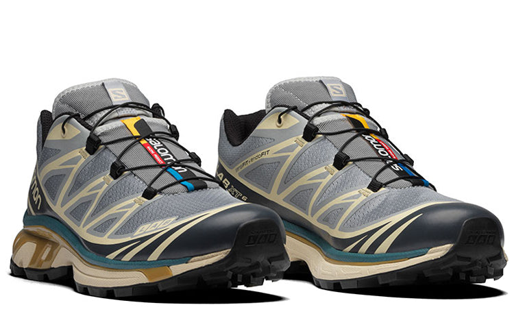 Salomon XT-6 Grey - Cream / Teal