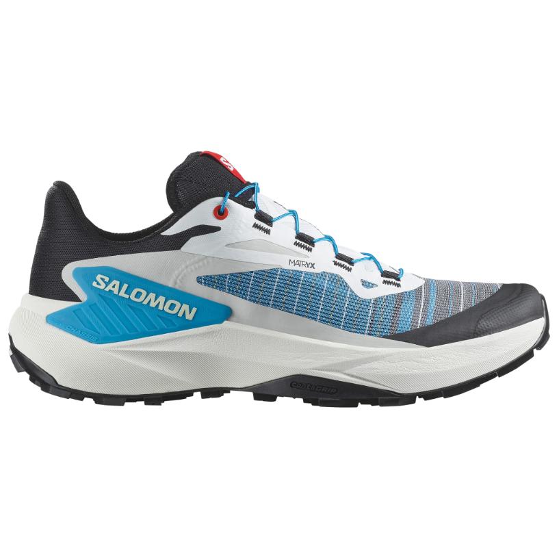 Salomon Genesis White / Blue / Black Lace-Up Sneakers