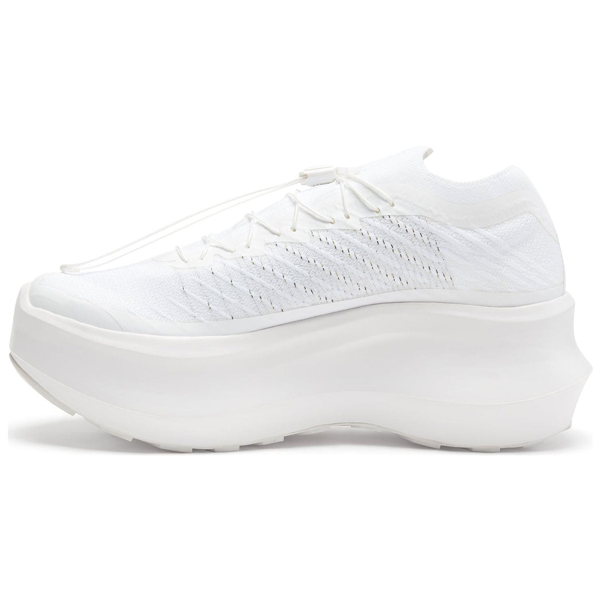 COMME des GARÇONS x Salomon Phantasm 2 White Platform Sneakers