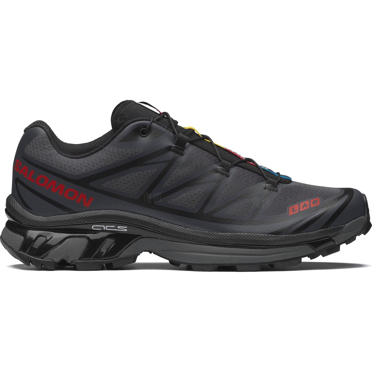 Salomon × JJJJound XT-6 Charcoal - Black / Red