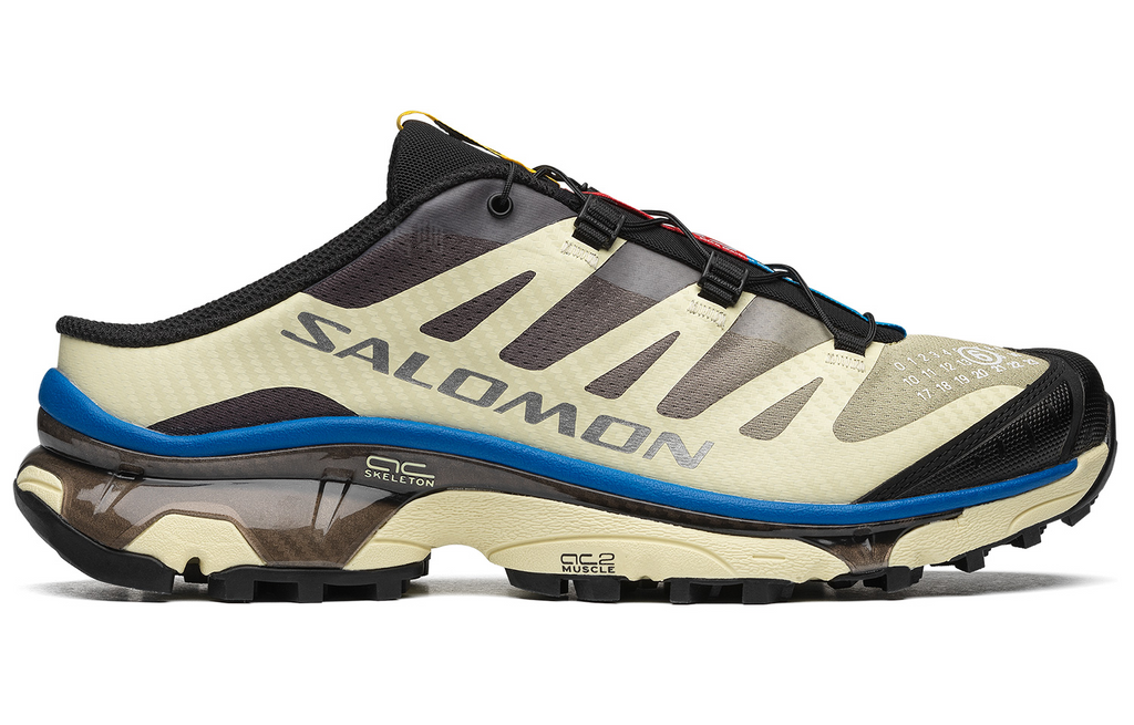MM6 Maison Margiela x Salomon XT-4 Mule Cream / Gray / Blue Shoes