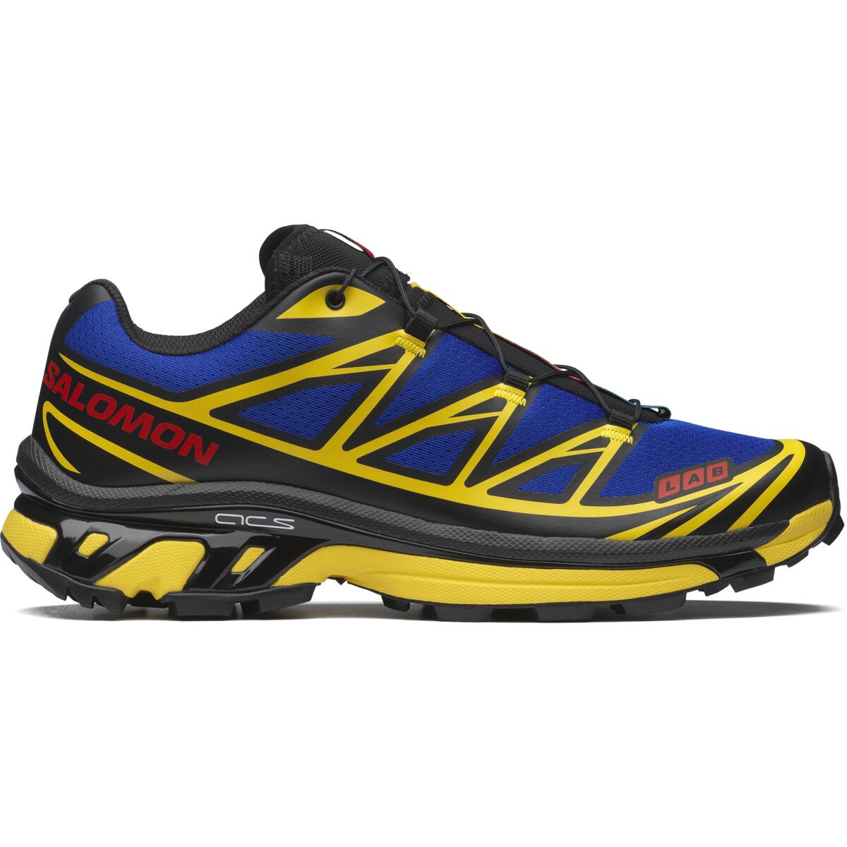 Salomon XT-6 Blue / Yellow / Black Low-Top Sneakers