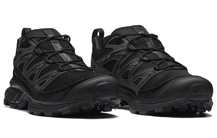 Salomon XT-6 Expanse Triple Black Lace-Up Sneakers