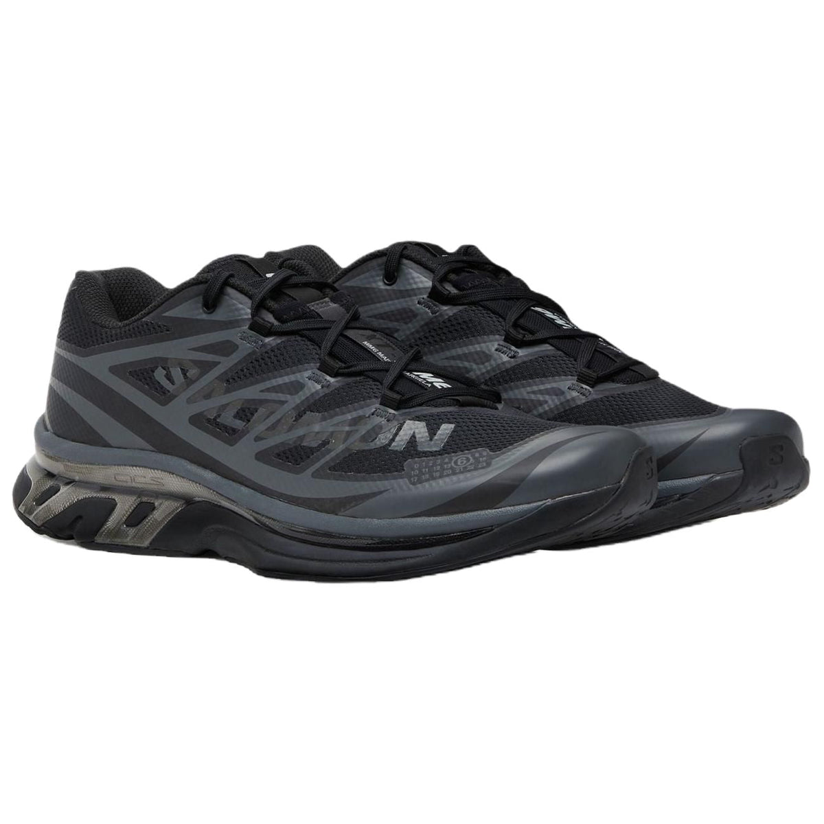 MM6 Maison Margiela x Salomon Black / Charcoal / Silver Low-Top Sneakers