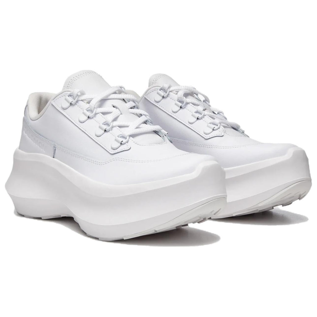 COMME des GARÇONS x Salomon Phantasm White Lace-Up Platform Sneakers
