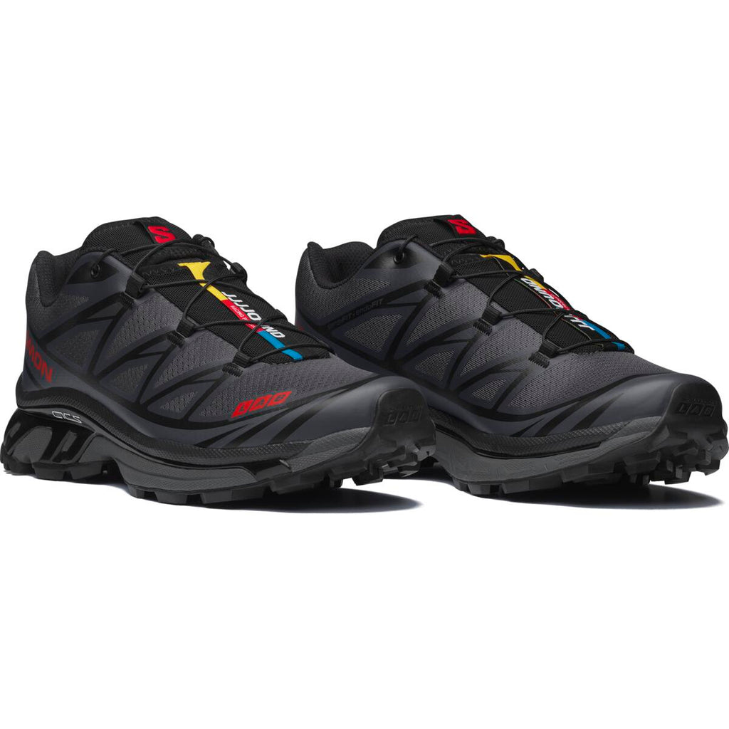 Salomon × JJJJound XT-6 Charcoal - Black / Red