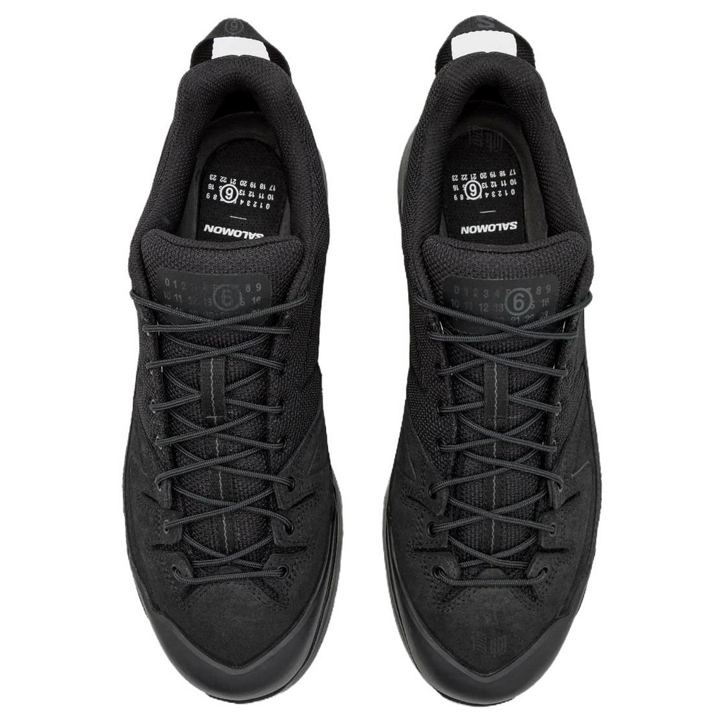 Salomon X-ALP All-Black Lace-Up Low-Top Sneakers